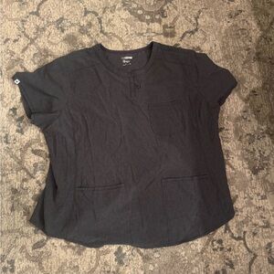 Scrubstar Black Scrub Top